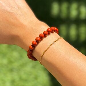 Natural Red Jasper Gemstone- Action Bracelet
